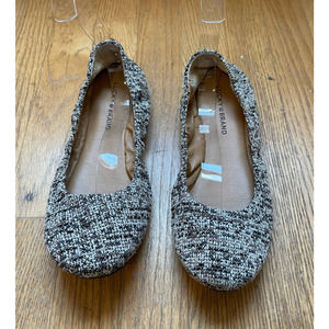 Lucky Brand Shoes Womens Emmie Tweed Ballet Flats Size 9 Slip Ons